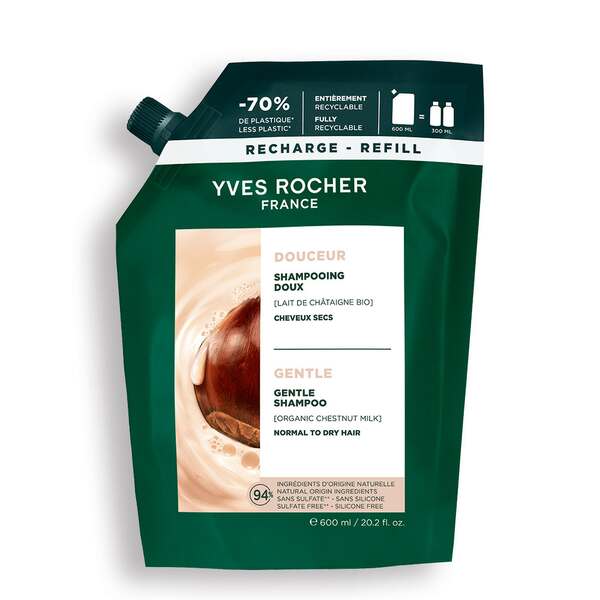 Rezerva Sampon nutritiv cu Lapte de Castane Bio de la Yves Rocher
