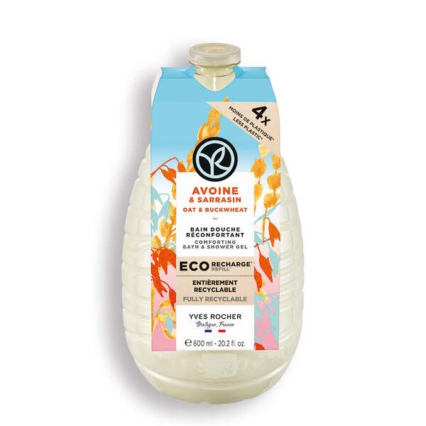 Rezerva Gel de dus Ovaz & Hrisca 600 ml de la Yves Rocher