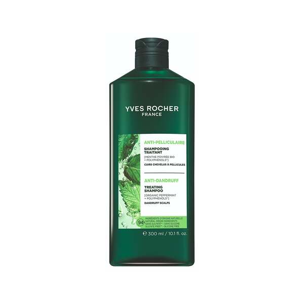 Sampon tratament impotriva matretii cu Menta Piperata Bio de la Yves Rocher
