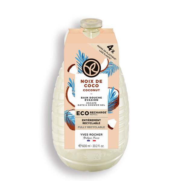 Rezervă Gel de duș Nucă de Cocos 600ml de la Yves Rocher