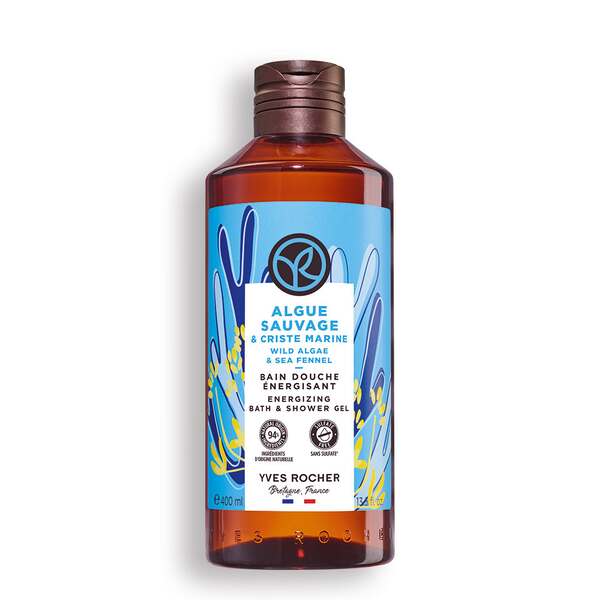 Gel de dus Alge Salbatice & Fenicul Marin 400ml de la Yves Rocher