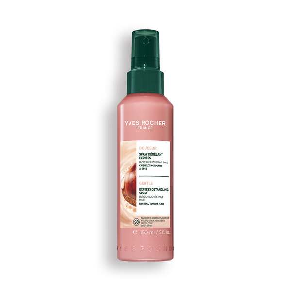 Spray pentru descurcarea părului cu Lapte de Castane Bio de la Yves Rocher