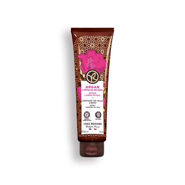Exfoliant bifazic pentru corp Argan & Trandafir Bio din Maroc 150ml de la Yves Rocher
