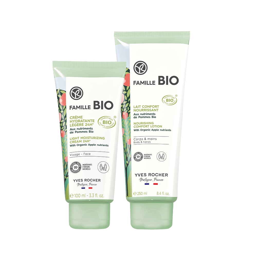 Set Corp&Ten Famille Bio de la Yves Rocher