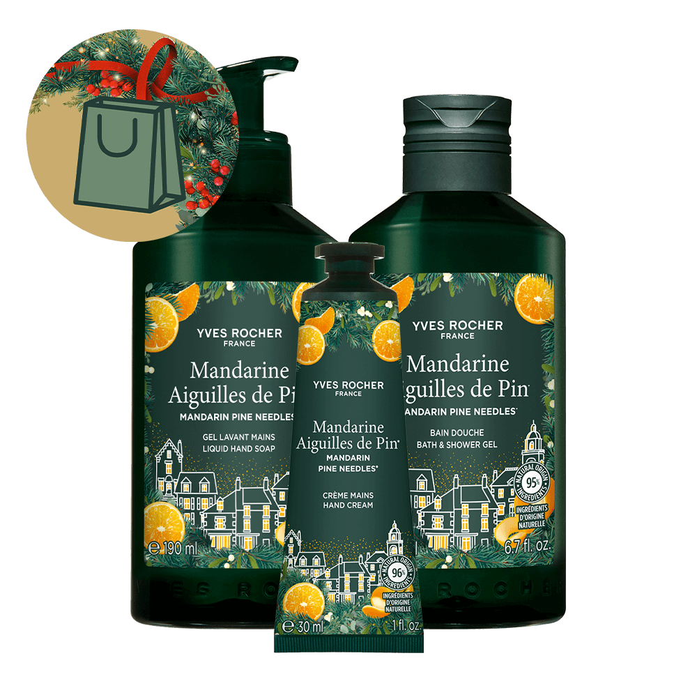 Set Mandarină și Pin Esențial de la Yves Rocher