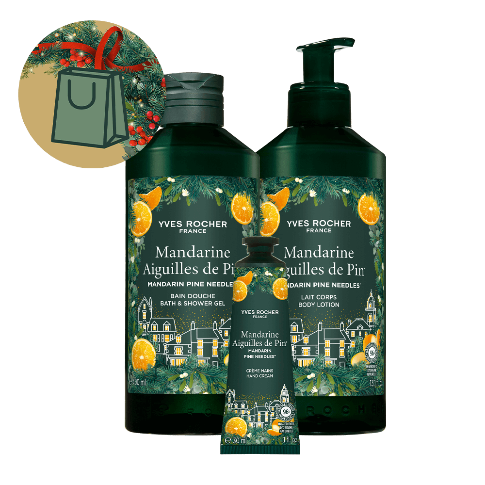 Set Mandarină și Pin Răsfăț de la Yves Rocher