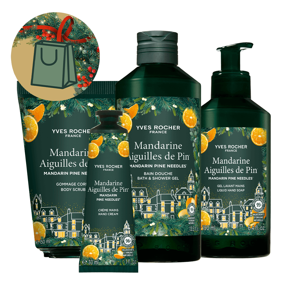 Set Fructe Mandarină și Pin Extravaganza de la Yves Rocher