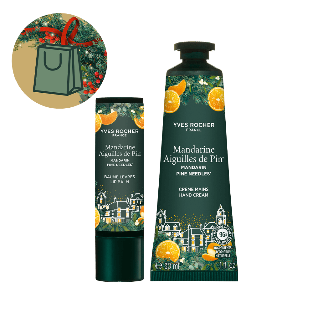 Set Mandarină și Pin Basic de la Yves Rocher