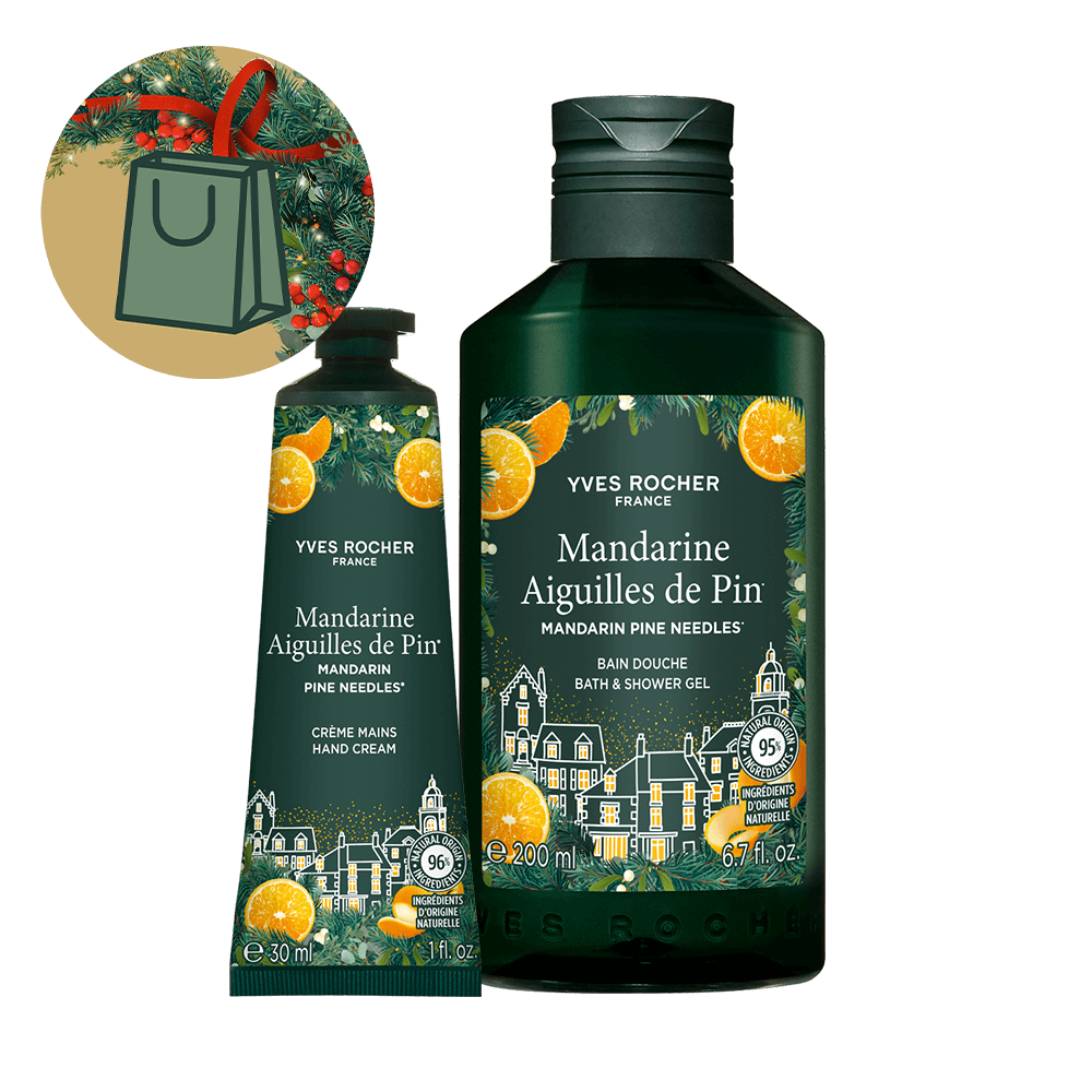 Set Mandarină și Pin Harmony de la Yves Rocher