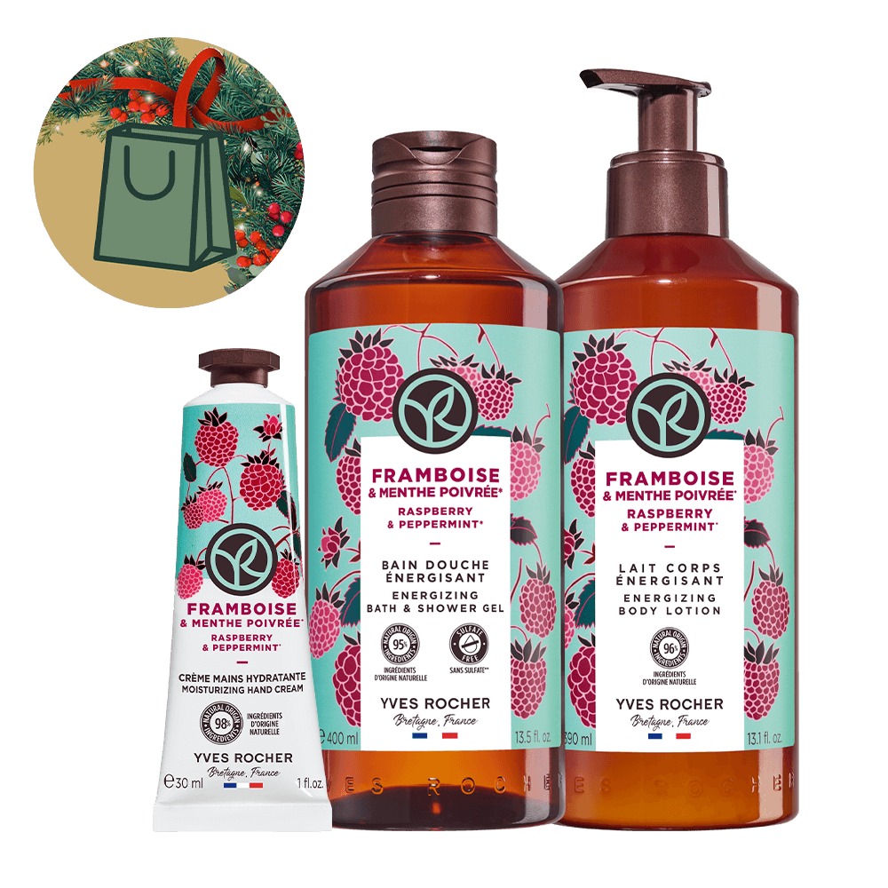 Set Răsfăț Zmeură & Mentă Piperată de la Yves Rocher