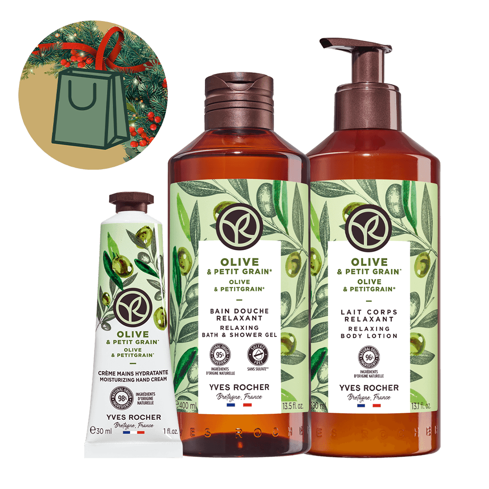 Set Răsfăț Măsline & Petit Grain de la Yves Rocher