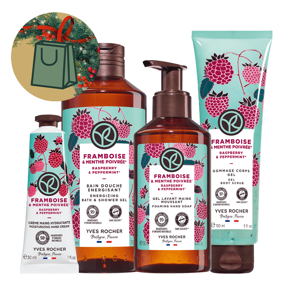 Set Exclusive  Zmeură & Mentă Piperată de la Yves Rocher