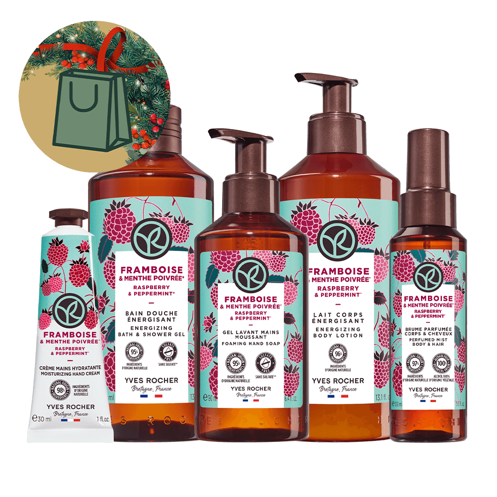 Set Experiență senzorială Zmeură & Mentă Piperată de la Yves Rocher