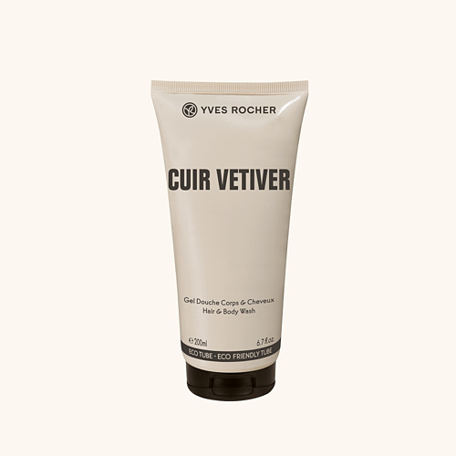 Gel de dus pentru corp si par Cuir Vetiver